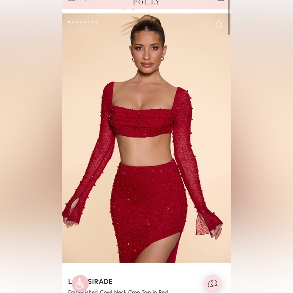 Oh Polly Embellished Two Piece Set - Picture 2 of 5